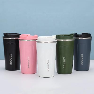 China Wholesale Printed Double Wall Tumbler Stainless Steel Glitter Camping Coffee Mug Viable Custom White Thermal Tea Mug for sale