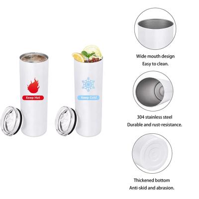 China Bulk Business Tumbler White 30oz Sublimation Mugs Kids Glow in White Dark Insulated Mug US Warehouse Sippy Mug for sale