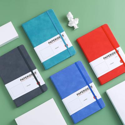 China Cuaderno Punteado Leather Hardcover Book PU Notebook Stationery Set for sale