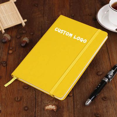 China Custom Made Custom Logo Notebook Manufacturer Design A5 Notebook Hardcover Fancy PU Leather Diaries for sale