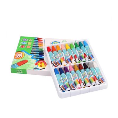 China Non-Toxic Kids Gift Training Smooth Drawing Visual Wax Crayon Crayon Silky Oil Pastels For Student for sale