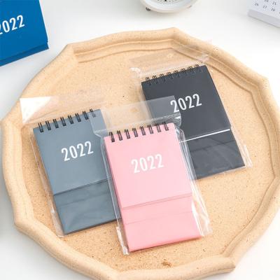 China Wholesale Table Calendar Promotion Gift Solid Color Stationery Table Calendar 2022 for sale