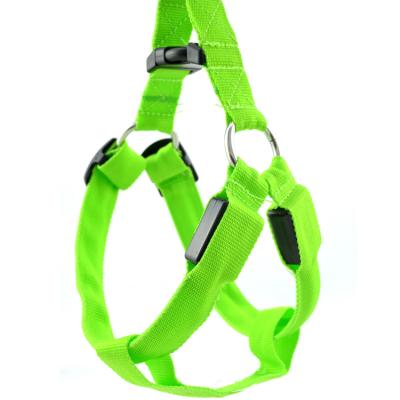 China High Quality Medium Stocked LED Light Dog Harness And Noctilucent Large Dog Dog Rope for sale