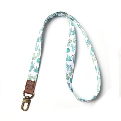 China Wholesale Cool Small Durable Light Color Silk Screen Lanyard Lanyard With Metal Hook Custom Logo for sale