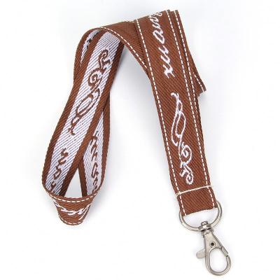 China Hot Selling Jacquard Lanyard Embroidery Lanyard Trade Show With Logo for sale