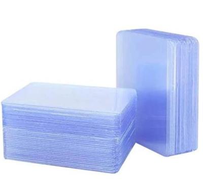 China Fashion Transparent PVC Hard Card Holder ID Card Business Student Card Holder for sale