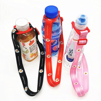 China Trade Show Drink Bottle Holder Neck Strap Fashion Hot Selling Lanyard for sale