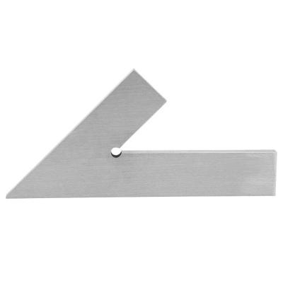 China Carbon Steel 45 Degree Angle Square 120x80mm Measuring Tool for sale