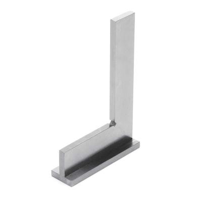 China Stainless Steel 90 Degree Flat Edge Square With Base 250*160mm Measuring Tool for sale