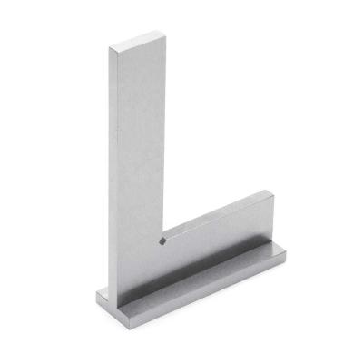 China Stainless Steel 90 Degree Flat Edge Square With Base 75*50mm Measuring Tool for sale