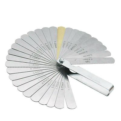 China Stainless Steel 32 Blades Motor Repair Feeler Gauge for sale