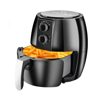 China Suitable price 2.8L good quality 3.2L 4.5L deep fryer air fryer electric cooker red/black 5L deep frying 2021 air oil free for sale