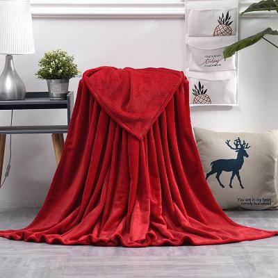 China Manufacturer Wholesale 220GSM Sorts Size Anti-static Custom Soft Bed Blanket For All Season for sale