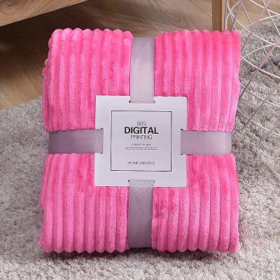 China Wholesale High Quality Luxury Touch Skinfriendly Plush Fleece Comforter Super Soft Solid Universal Micro Towel Anti-Static Throw Blanket for sale