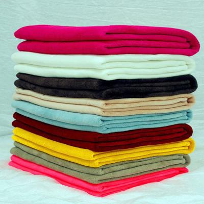 China Wholesale Luxury Solid Sherpa Throw PORTABLE Fleece Blanket For High Quality Soft Sofa Bed Flannel Christmas Warm Cozy Winter Polyester for sale