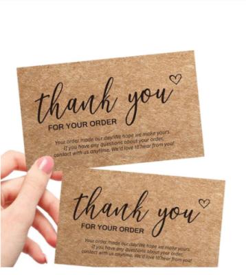 China Greeting Commercial Printing Greeting Thank You Card Custom for sale