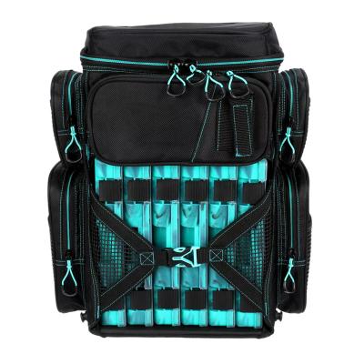 China NEW EDITION polyester Y-STRAPS OUTDOOR FISHING TACKLE WATER REPELLENT TACKLE STORAGE BACKPACK for sale