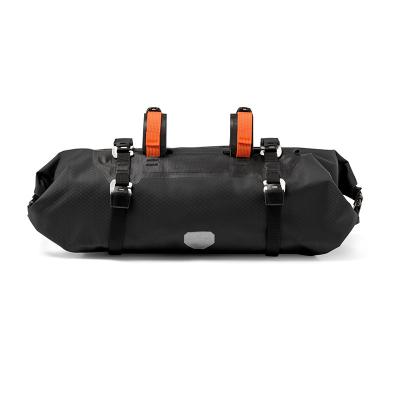 China Large Capacity PU-coated Nylon Road Bag Bicycle Handlebar Bottom Bottom Recycling Bag for sale