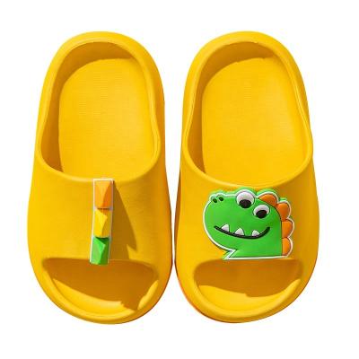 China Cartoon Light Style Summer ZHUBABA Sandals Children Indoor Outdoor Bedroom Shoes Boys Girls Cute Dinosaur Slippers for sale