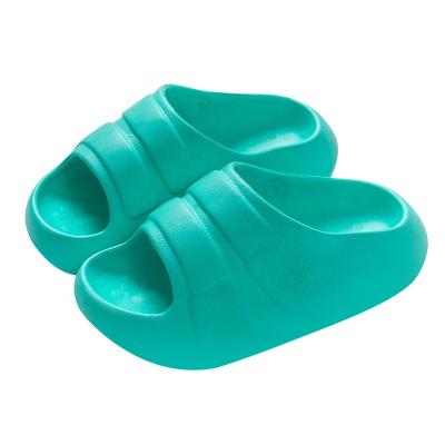 China ZHUBABA Breathable Summer Children's Simple Solid Color Indoor Outdoor Bath Slippers With Non-slip Soft Soles for sale