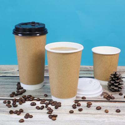 China Disposable Hot Sale Kraft Paper Cup For Hot Coffee With Customization Printing for sale