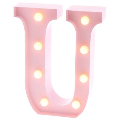 China Other Fast Delivery MOQ Fashion Number Decoration Not Customized Large Led Marquee Letters Led Light for sale