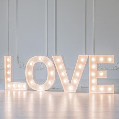 China Other Hot Selling Metal Indoor Outdoor Wedding Decorations Customized 4ft Love Marquee Letters Love for sale