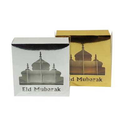 China Recyclable Eid Mubarak Candy Chocolate Favor Sweet Gift Boxes With Window for sale