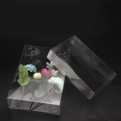 China ZL Biodegradable Folding PVC Plastic Box Clear Boxes For Christmas Gift Package Wedding Favor Candy Apparel Cadbury Roses Flower Packaging for sale