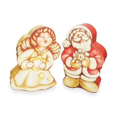 China Recyclable Custom Cardboard Beautiful Angel Gift Box Christmas Santa Claus Cookie Candy Box from ZL for sale