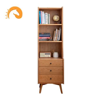 China Easy Gather Home Modern Fashion Size Furniture Bookcase Luxury Solid Wood Wooden Cabinet Wholesale Home Quality for sale