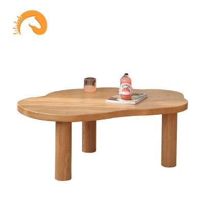 China Cherry Wood Furniture Small Family Thailand Solid Nordic Popular Modern Simple Modern Living Room Creative Coffee Table for sale