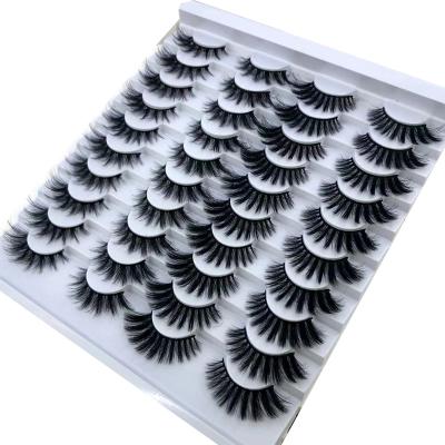 China Wholesale Thick Synthetic 3d Hair Band 20pairs Long TKL Natural Top Grade Lashes Fake False Eye Lashes for sale