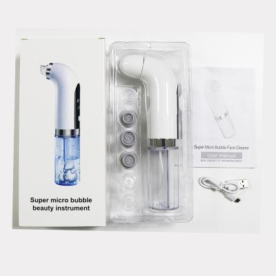 China Small Bubble Blackhead Remover USB Water Cycle Acne Pore Pimple Pimple Facial Removal Black Head Electric Rechargeable Vacuum Suction Facial Remover Tool for sale