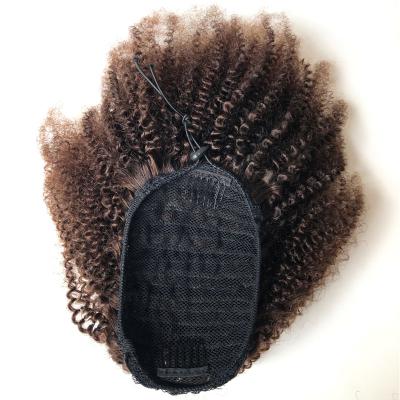 China #2 Color #2 Afro Kinky Curly Drawstring Ponytail Afro Kinky Curly Ponytails Drawstring Ponytails Virgin Brazilian Hair for sale