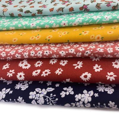 China ESSE New CHALLIS Fabric Print Sustainable Fashion Woven 100% Rayon Fabric For Women Garment Woven Rayon Fabric for sale