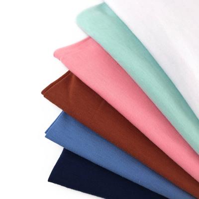 China 2020 Professional hot selling poly p/d 97%poly 4%spandex spun knitting fabric Shrink-resistant for garments for sale