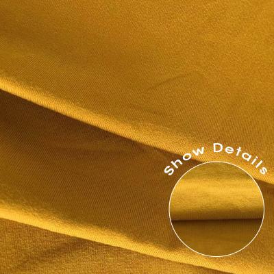 China DTY PD Shrink-Resistant Fabric 180gsm Knitting With Two Sided Brush Plain Dyed For T Shirt 95%polyester 5%spandex for sale