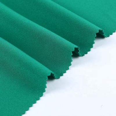 China Eco - friendly ponti roma jersey green home interlock good quality knit fabrics for sale