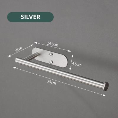 China Modern New Design Stainless Steel Kitchen Wall Mounted Bathroom Under Cabinet Roll Paper Towel Rack Kitchen Paper Holder for sale