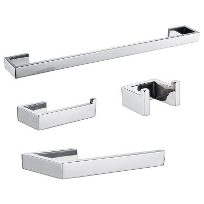 China Modern 304 Bathroom Hanger Sets Stainless Steel Bathroom Accessories Sets Brushed Bathroom Hardware for sale