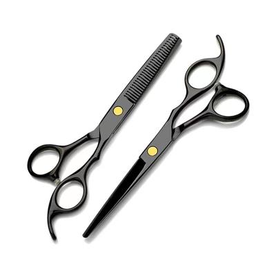 China Hot Selling Professional Thinning Scissors Best Hair Cutting Scissors Gold Custom Barber Scissors for sale