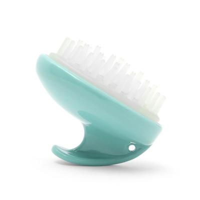 China Waterproof Silicone Relax Shampoo Shower Brush Hair Massage Brush Silicone Deep Clean Hair Brush for sale