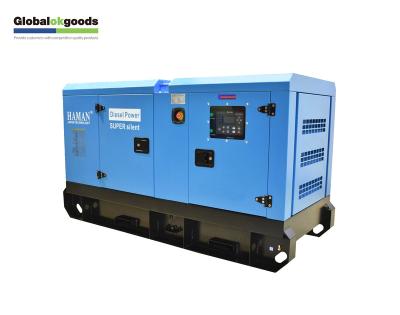 China Japan HAMAN genset 25kva 20kw generator silent diesel generators 240L for sale