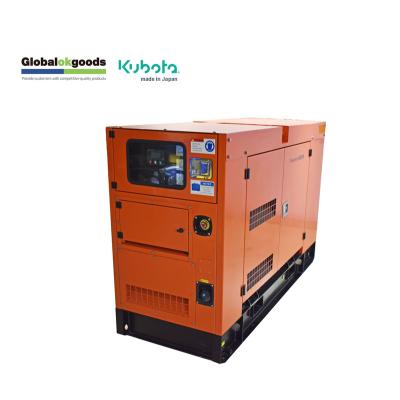 China 43Kva 3phase water cooled ultra quiet diesel generator powered by KUBOTA engine for sale 150L for sale