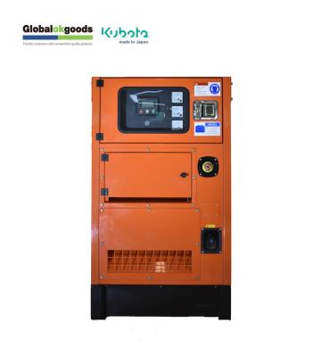 China 20KVA 22.5KVA KUBOTA Generator Ultra Quiet Generator Diesel Fuel Less 150L Generator for sale