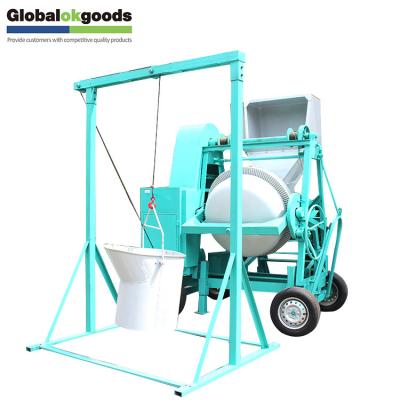 China Construction worksÂ   500L Italian Design Concrete Mixer With Lifting Crane 24meters Automatic Mixer Wholesale Price for sale