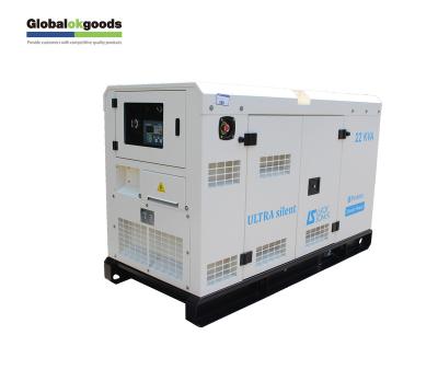 China French Leroy Somer 22KVA ultra silent generator brand diesel generators for sale 130L for sale