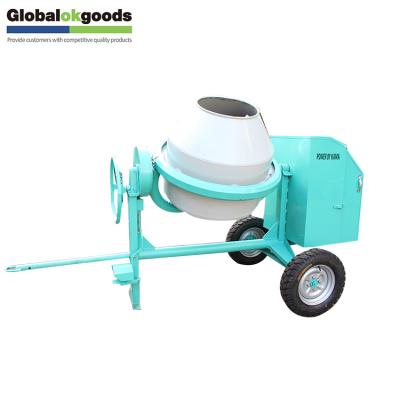 China Building Material Stores Cement Mixer Machine Mini Small Diesel Mobile Concrete Portable Concrete Mixer 350L for sale