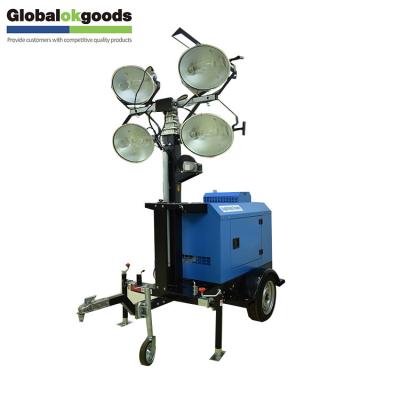 China 4*1000watt LTY-V7 Mine Telescopic Light Towers Generator for sale